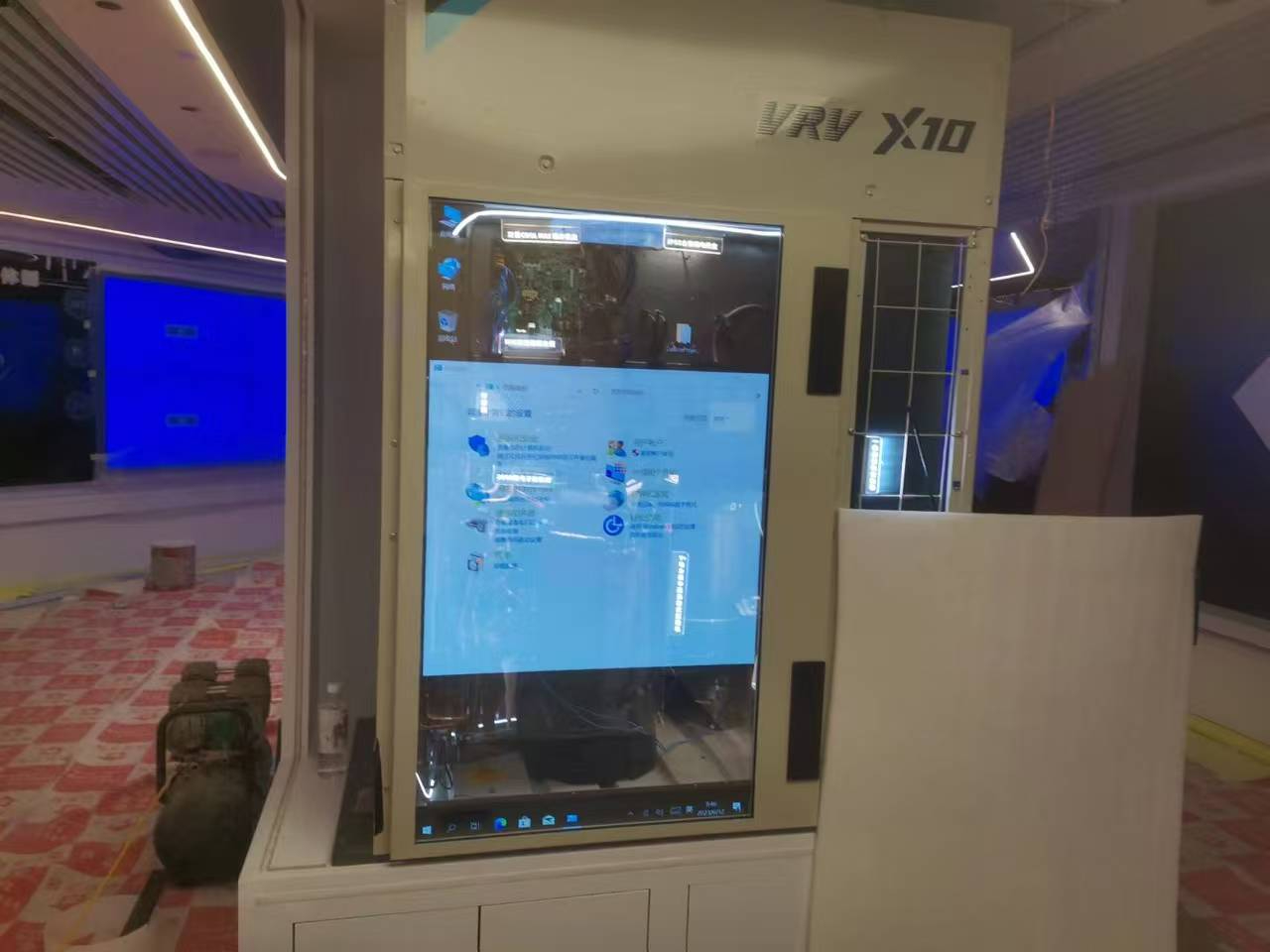 55寸透明oled-大金空調(diào)機(jī)柜門(mén)