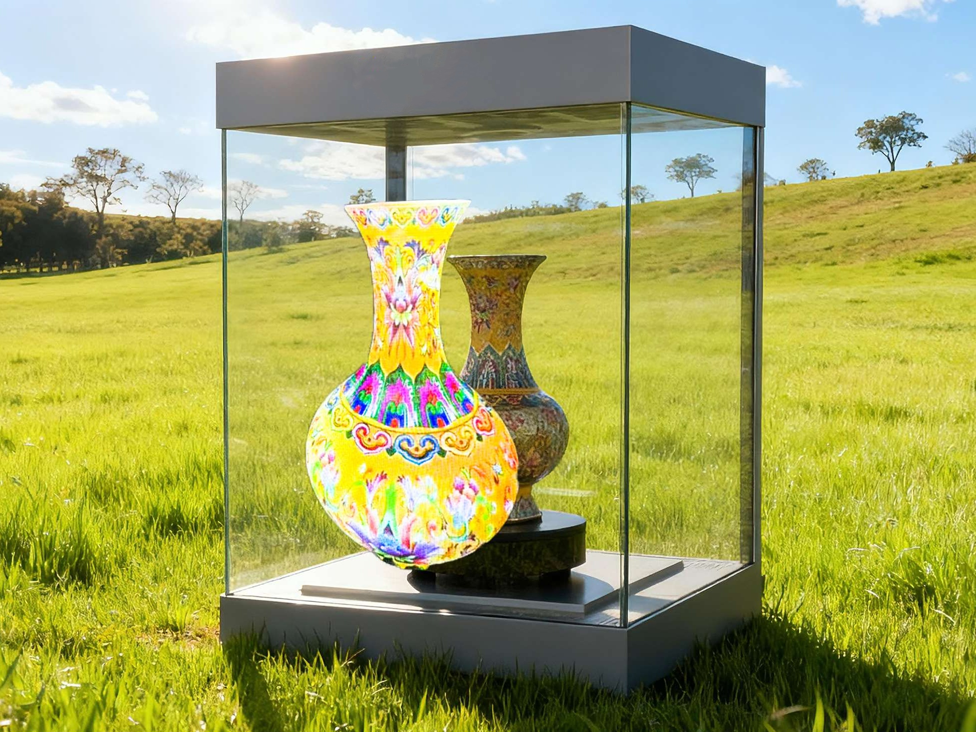 辰顯9寸MicroLED透明屏